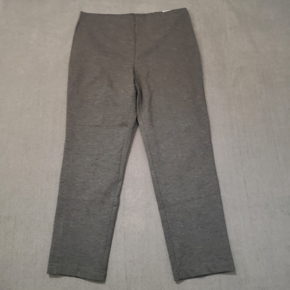 Liz Claiborne Pants Womens Size Large Petite Emma Ankle Gray